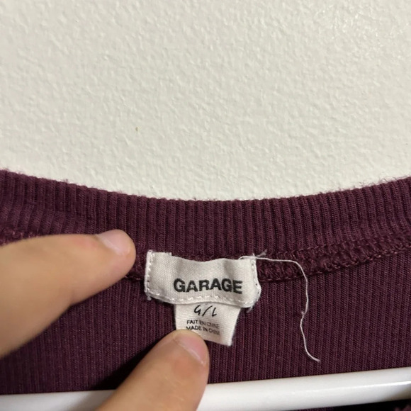 Garage‎ Ribbed Cropped  Tee - Picture 4 of 4